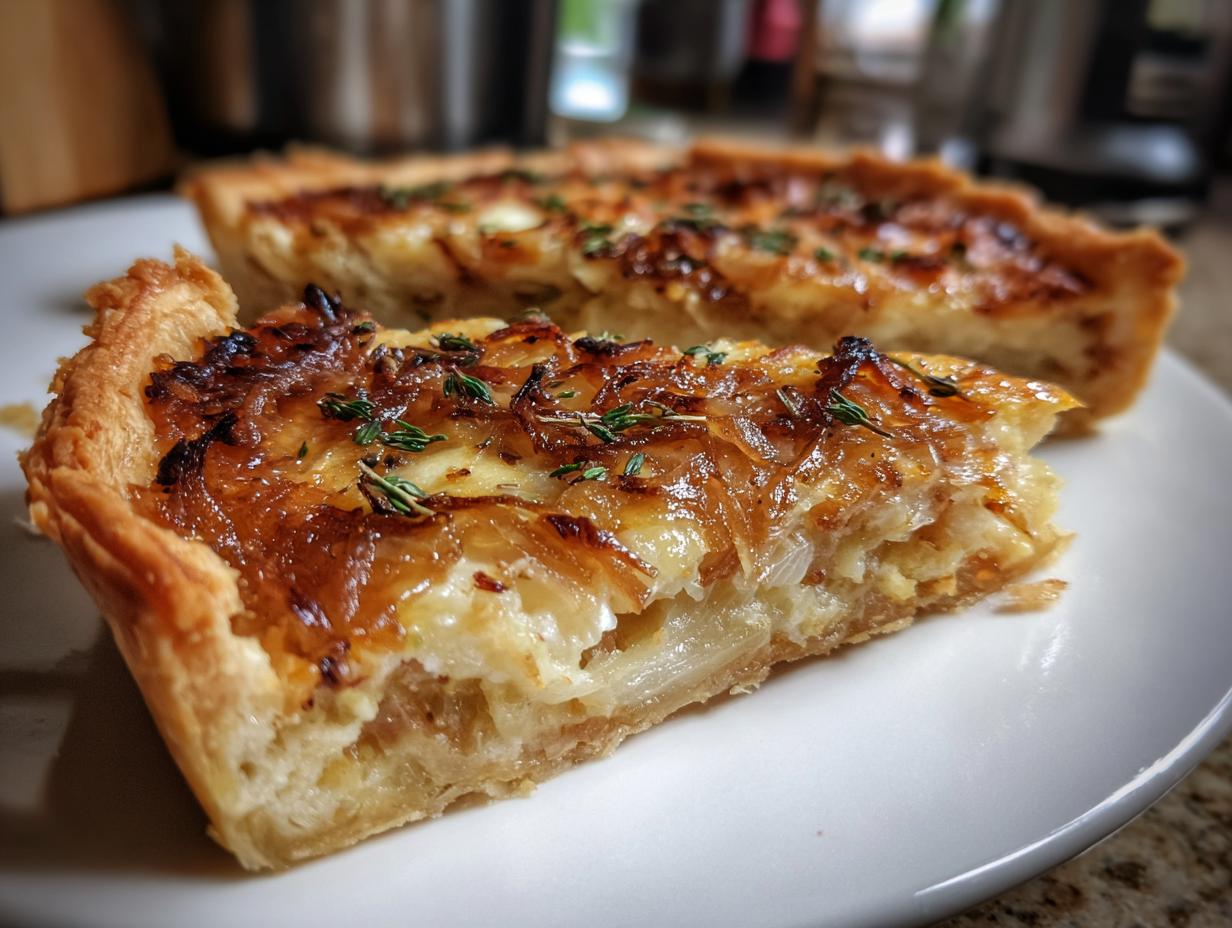 Irresistible Caramelized Onion Tart with 4 Secret Tips