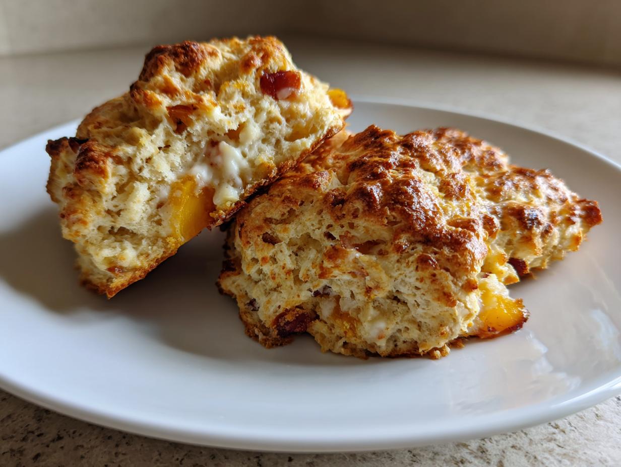Amazing 30-Minute Caramelized White Chocolate Peach Scones