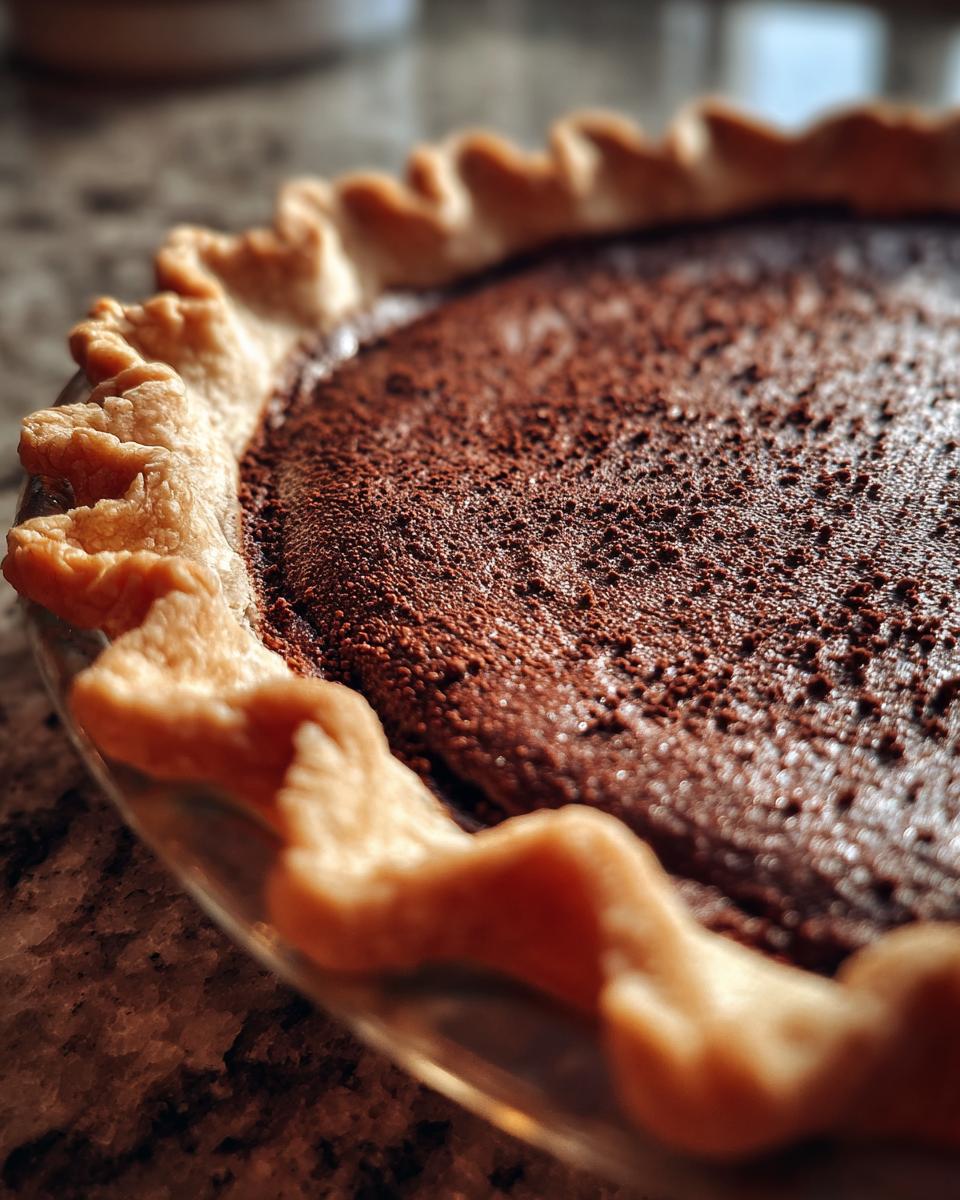Chocolate Pie Crust - detail 2