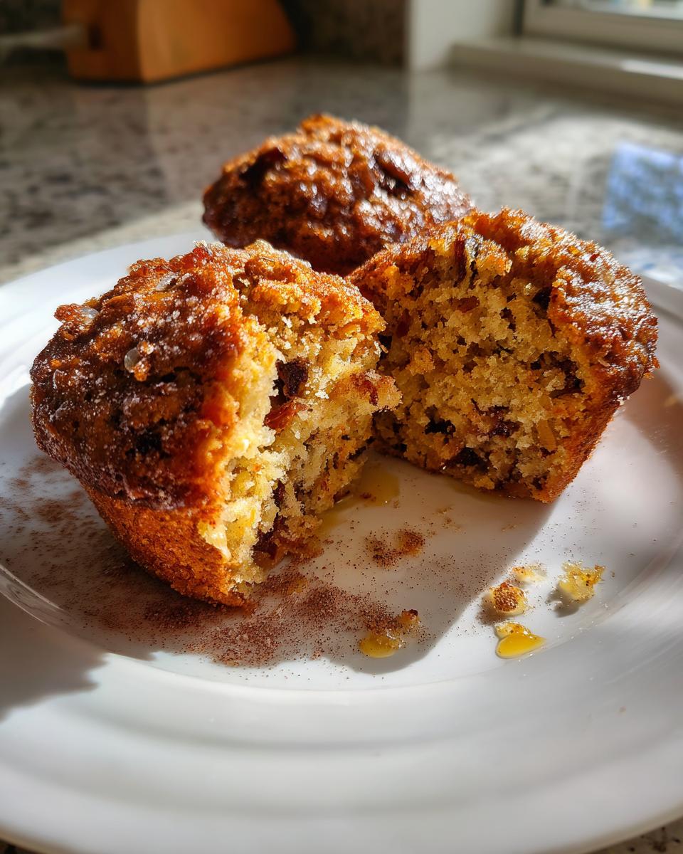 Cinnamon‑Raisin Zucchini Muffins with Cassava Flour - detail 1