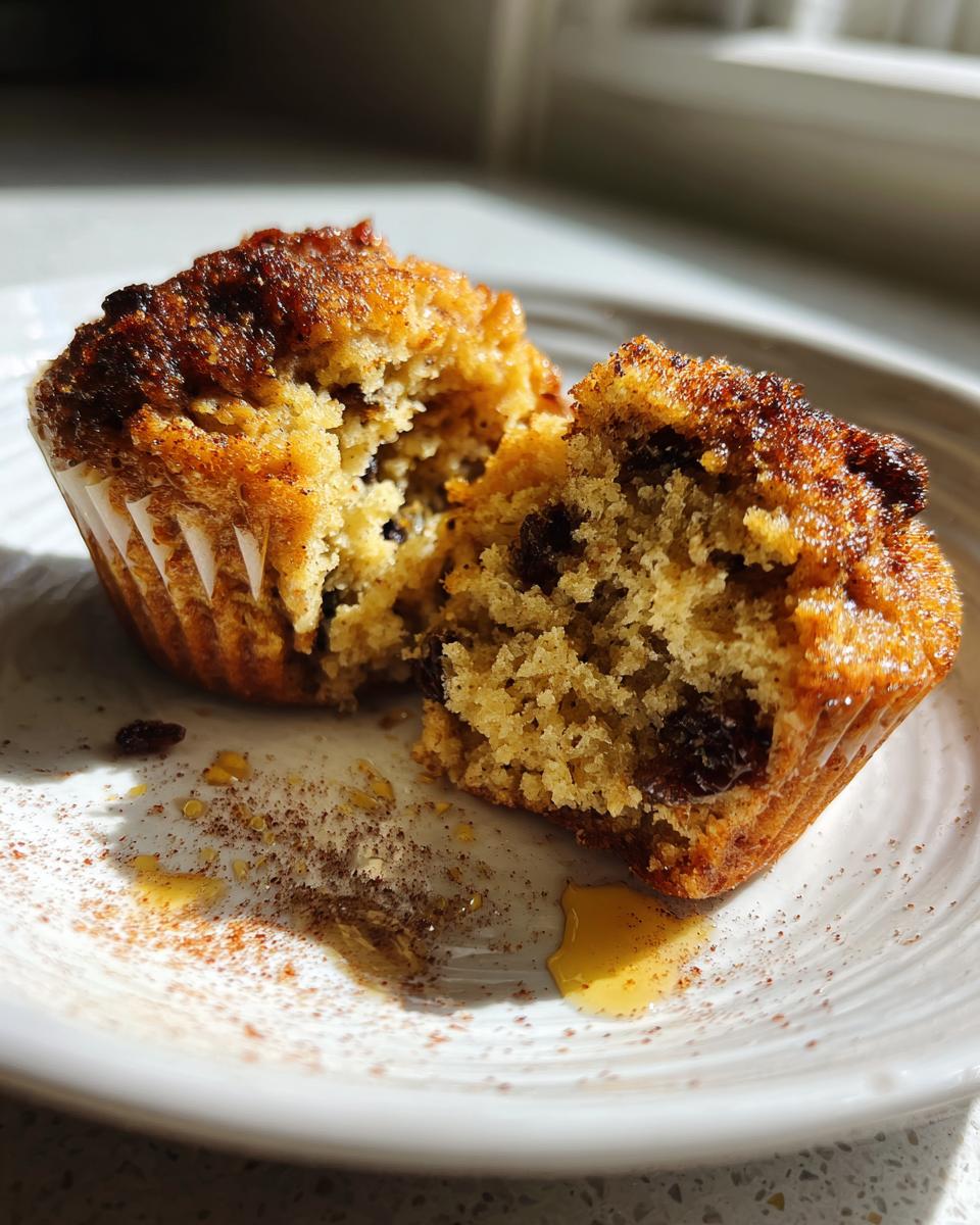 Cinnamon‑Raisin Zucchini Muffins with Cassava Flour - detail 2