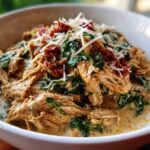 Crockpot Tuscan Chicken
