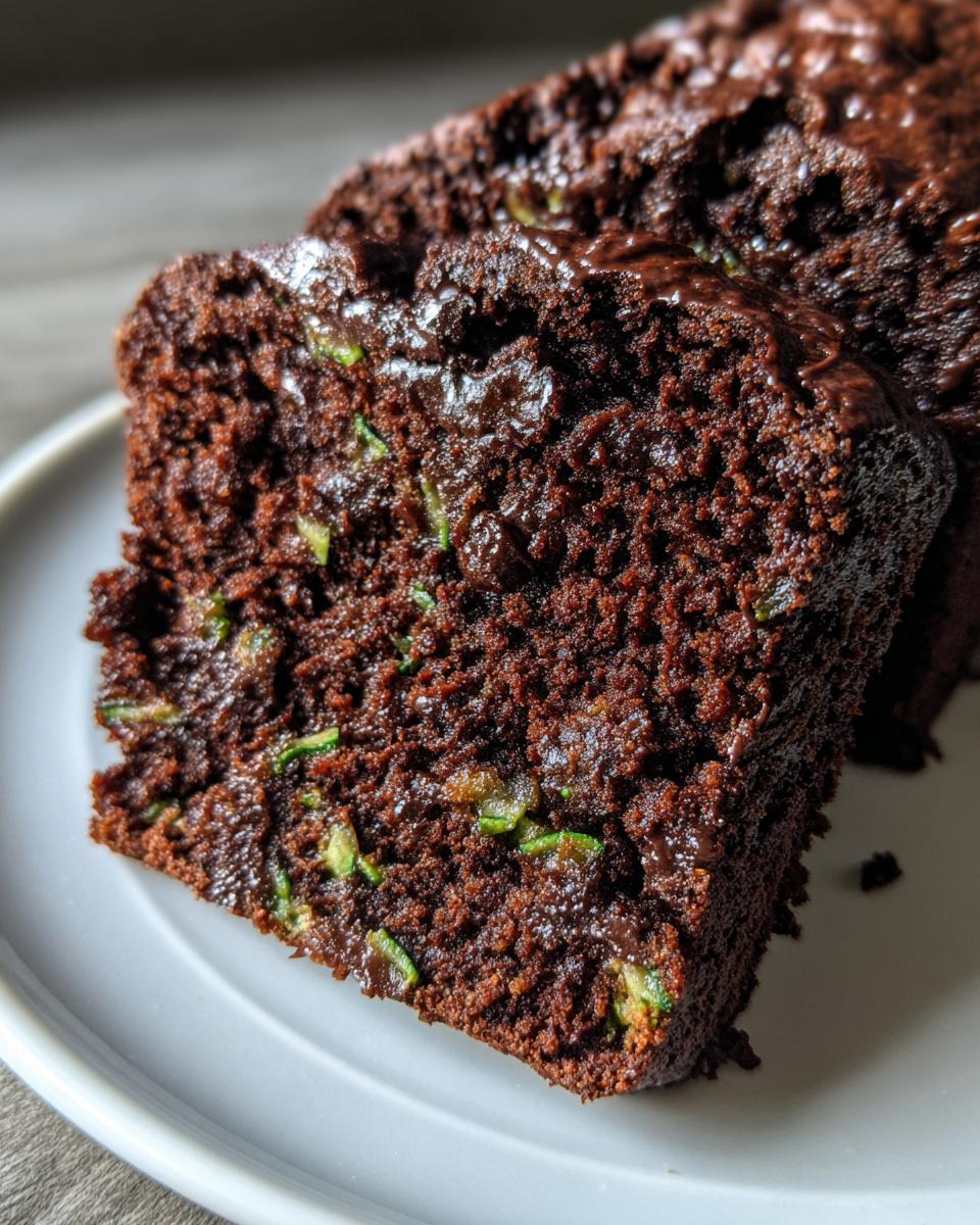 Double Chocolate Zucchini Bread - detail 1