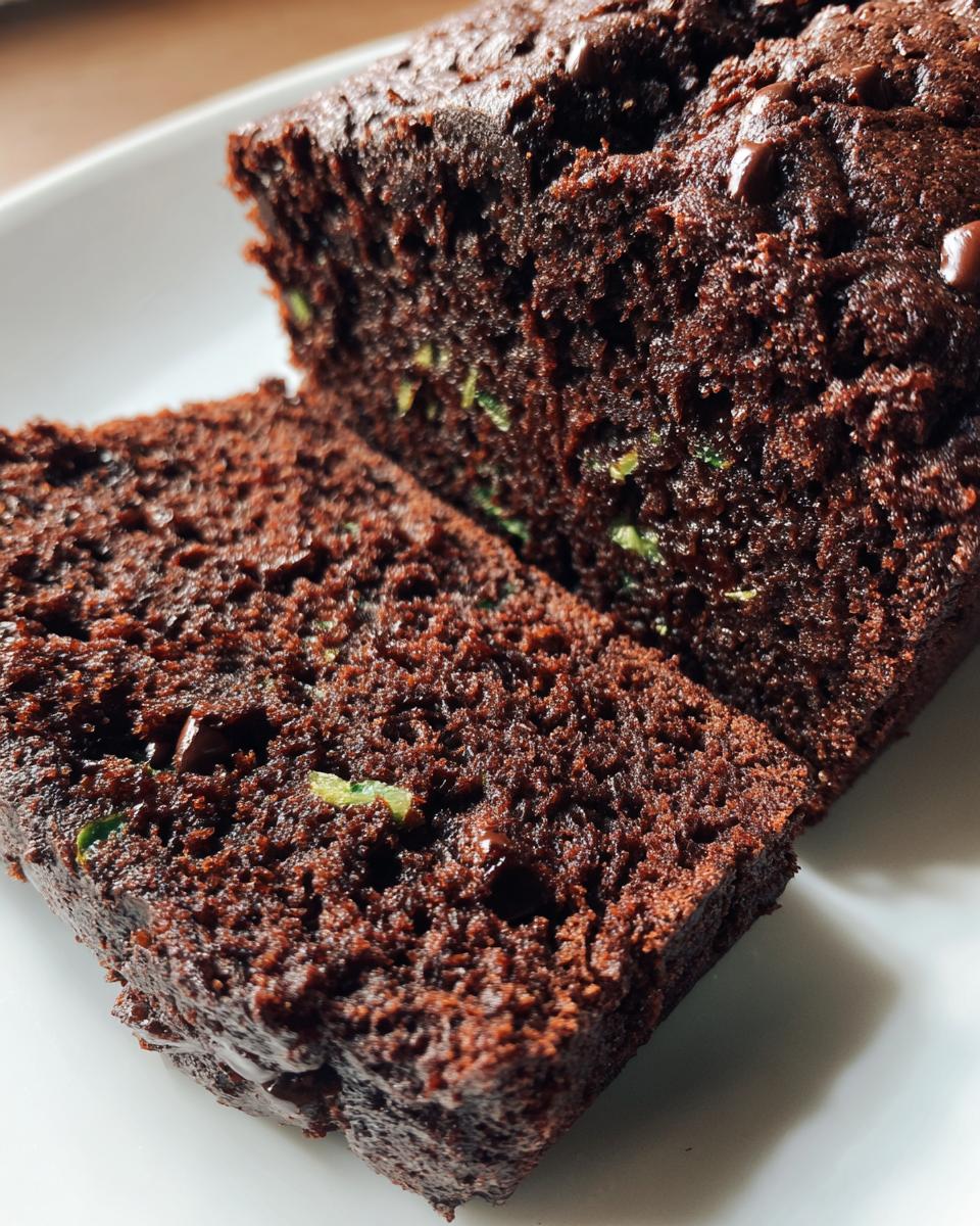 Double Chocolate Zucchini Bread - detail 2