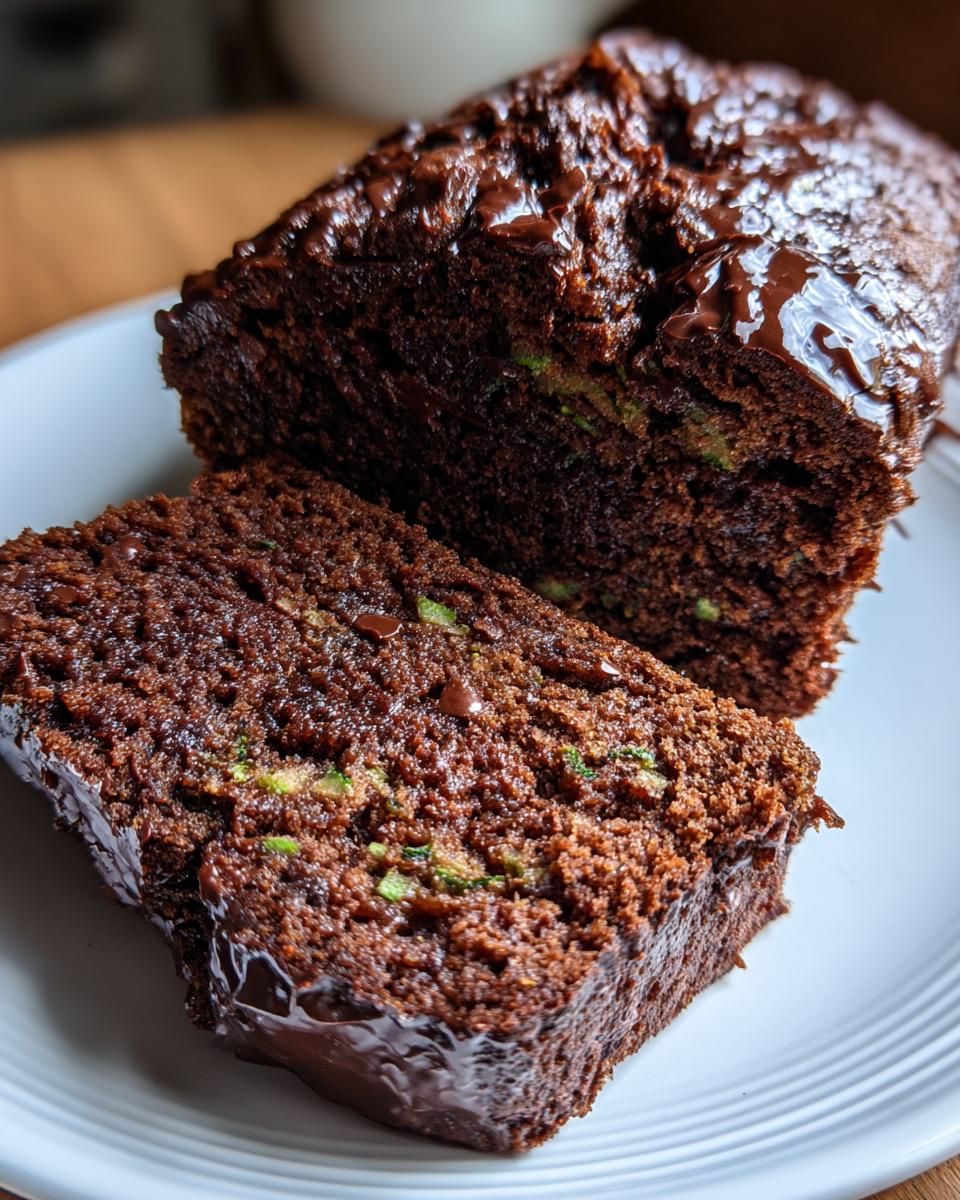 Double Chocolate Zucchini Bread - detail 3