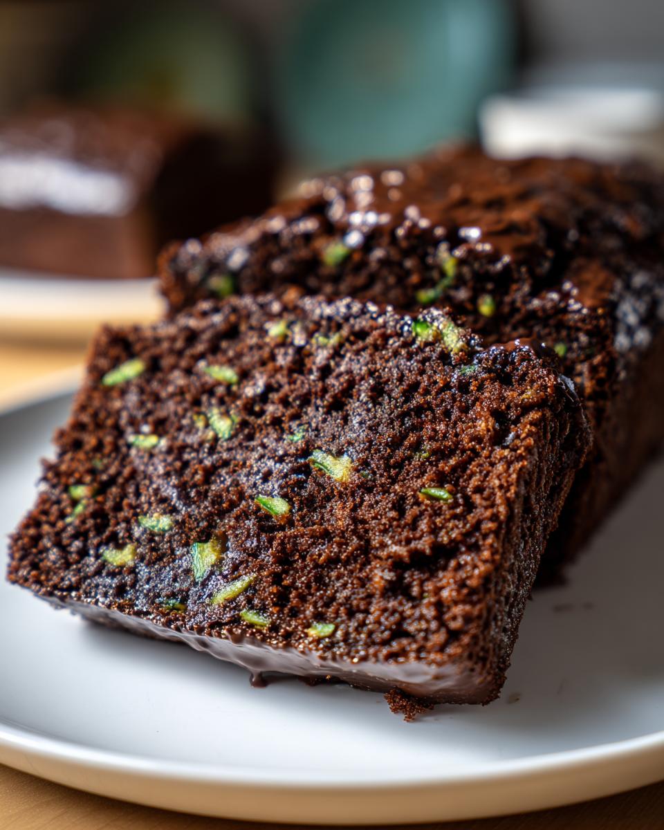 Easy Chocolate Zucchini Bread - detail 1