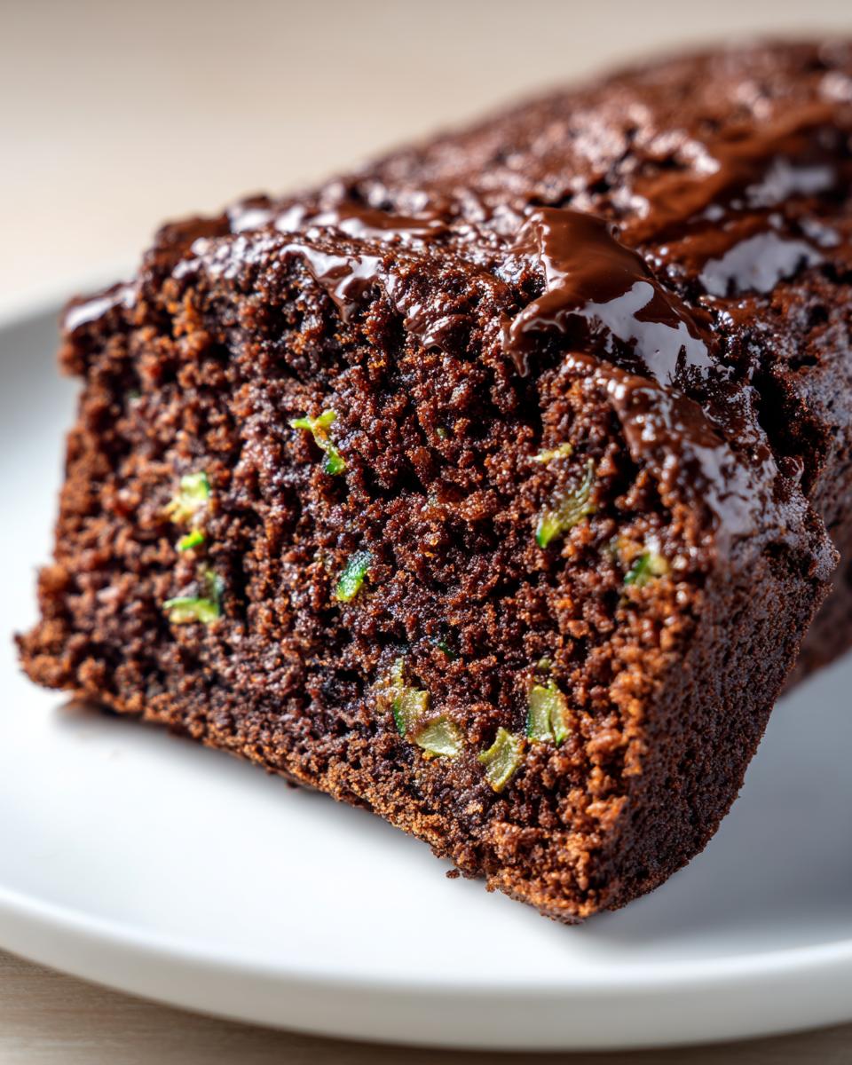 Easy Chocolate Zucchini Bread - detail 3
