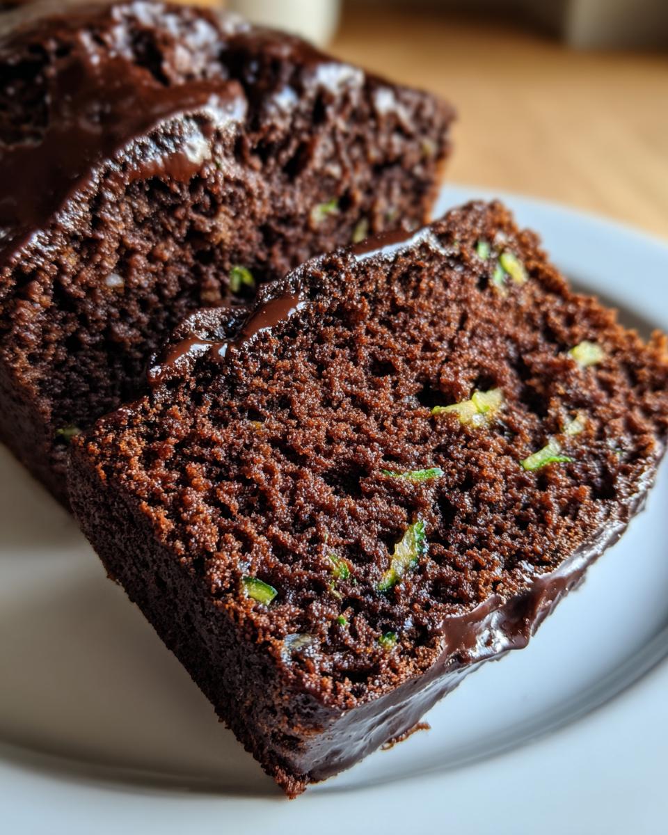 Easy Chocolate Zucchini Bread - detail 4