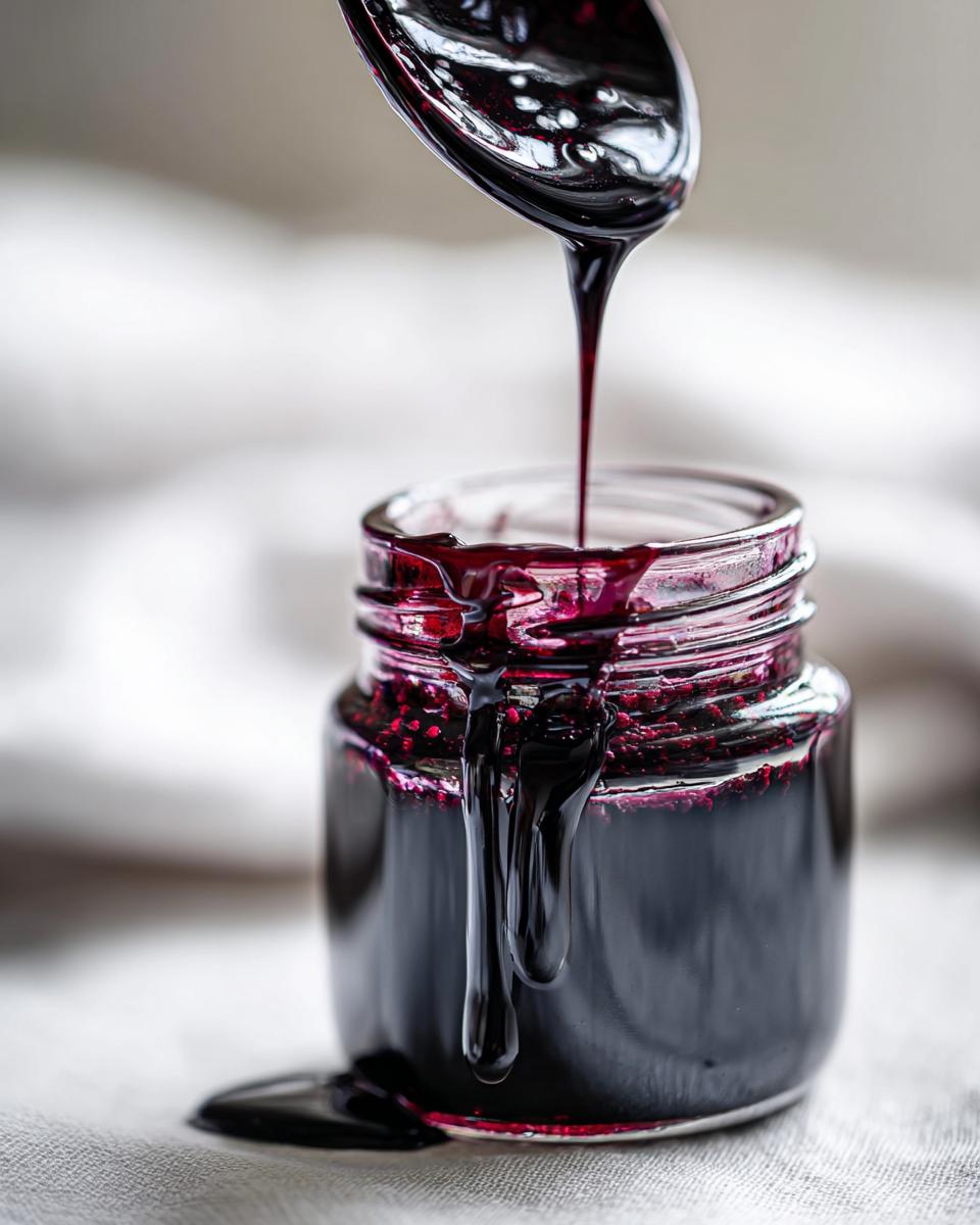 Elderberry Syrup - detail 1