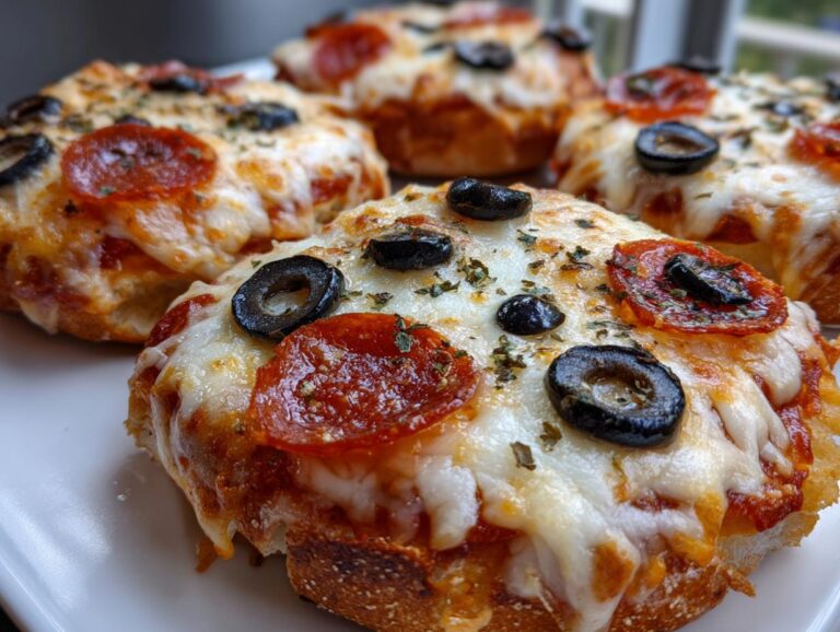 Ghost Pizza Bagels