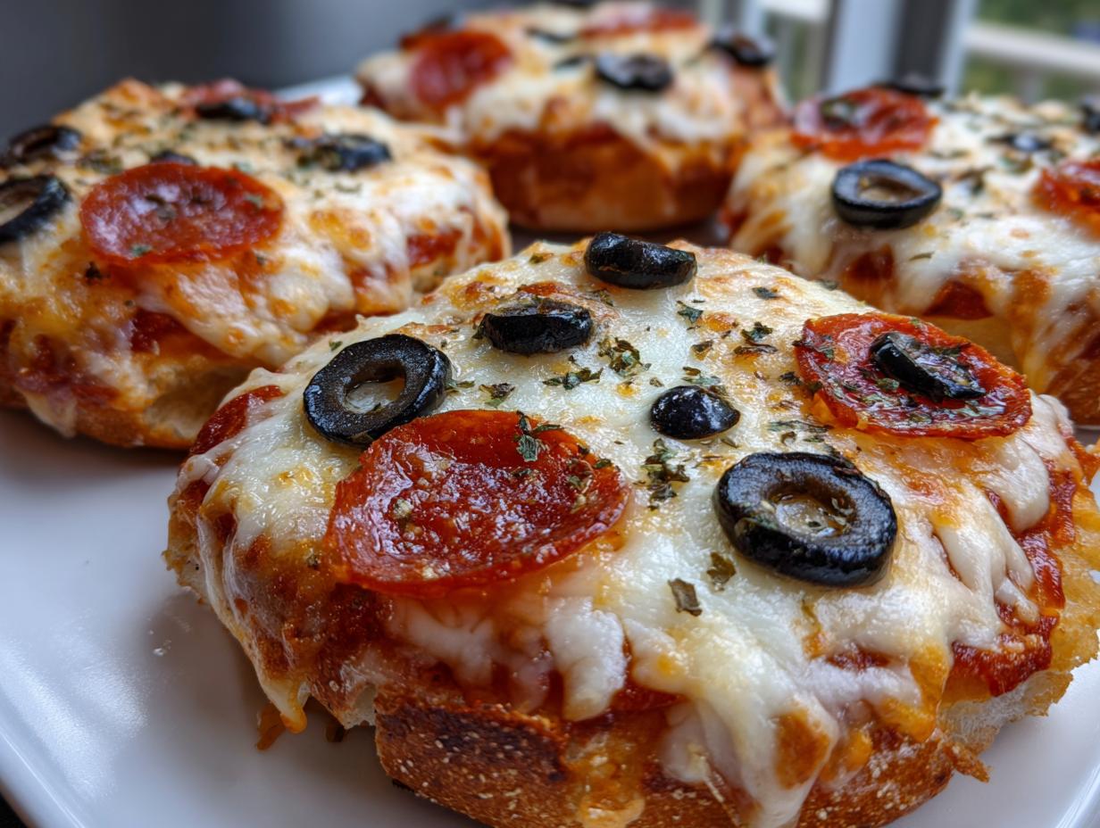 Spooky 20-Minute Ghost Pizza Bagels Kids Adore