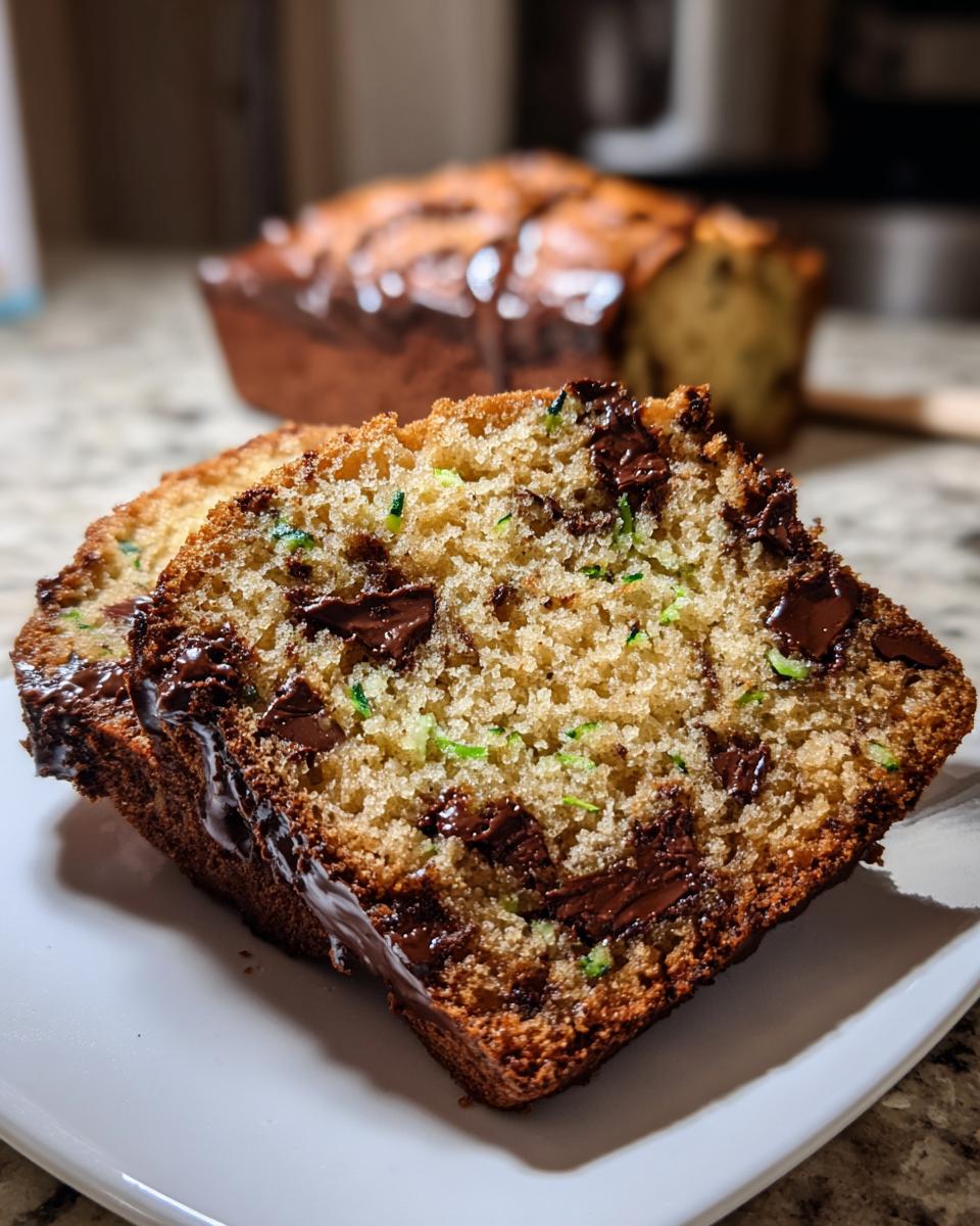 Greek Yogurt Chocolate‑Chip Zucchini Muffins (Small-Batch Loaf) - detail 2