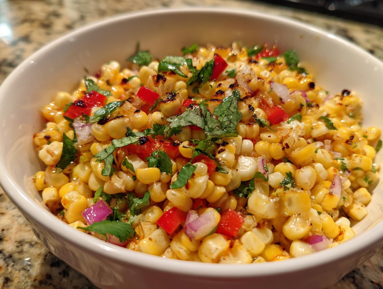 Grilled Corn Salad