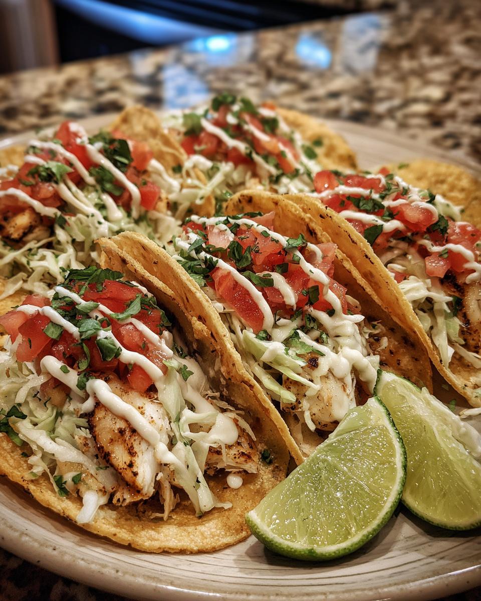 Grilled Fish Tacos - detail 1