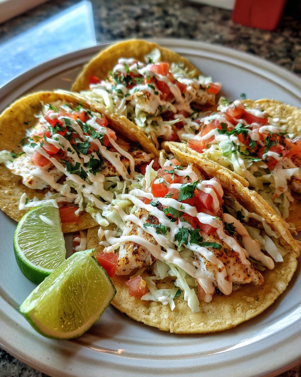 Grilled Fish Tacos - detail 2