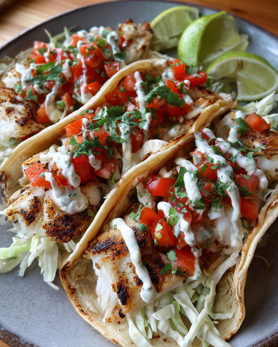 Grilled Fish Tacos - detail 3