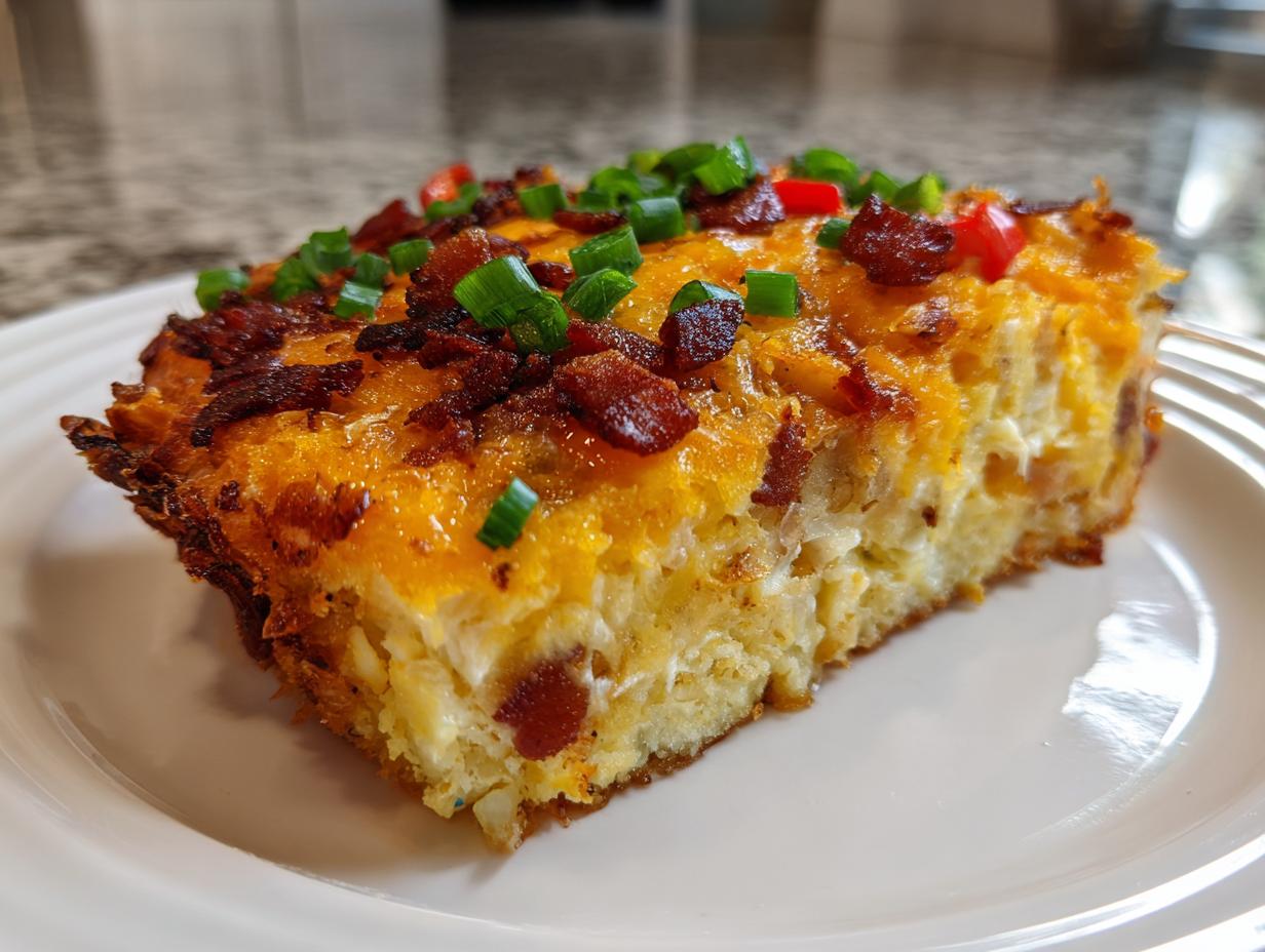 Hearty 6-Ingredient Hash Brown Breakfast Casserole Everyone Loves