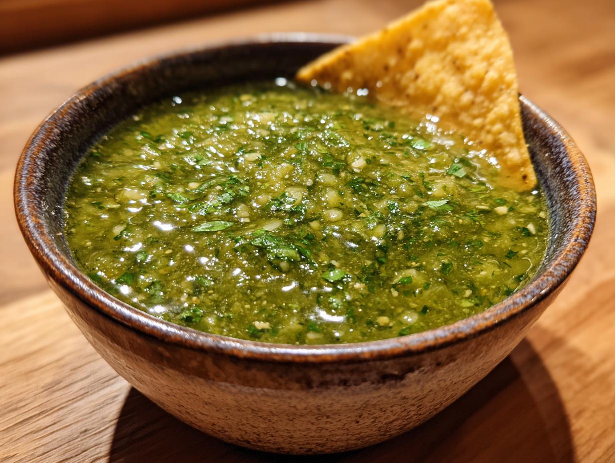 Smoky Hatch Chile Salsa Verde in Just 30 Minutes