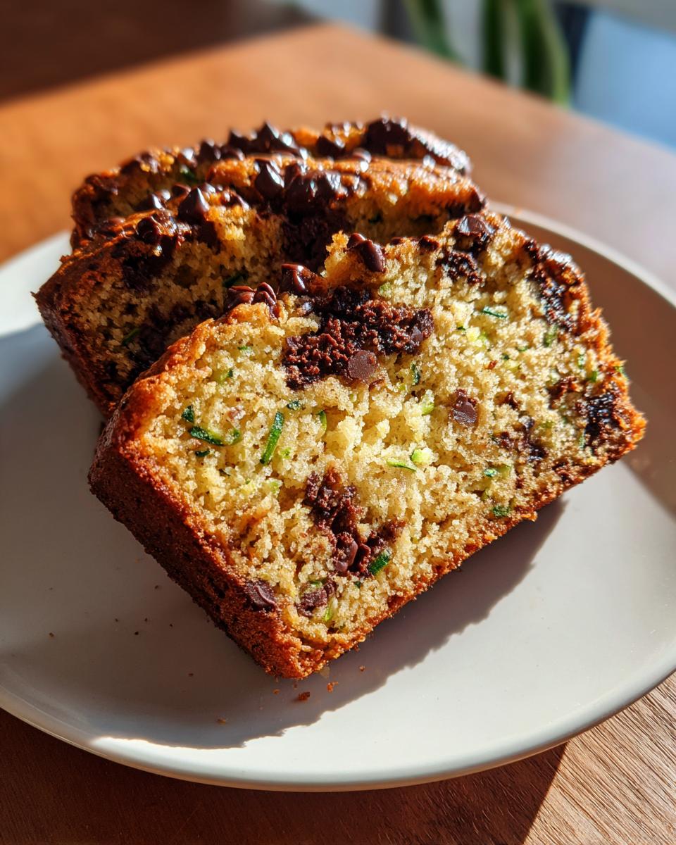 Healthy Chocolate Zucchini Bread - detail 1