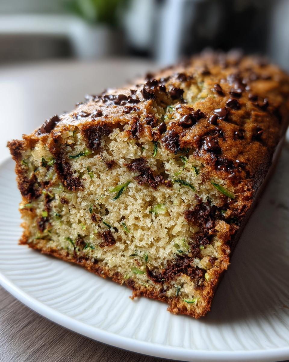 Healthy Chocolate Zucchini Bread - detail 2