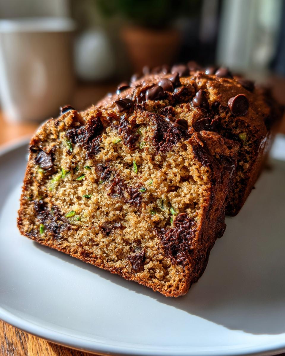 Healthy Chocolate Zucchini Bread - detail 3