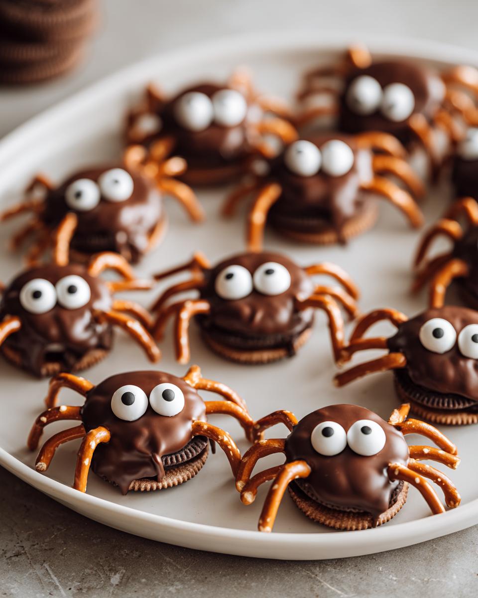 Homemade Oreo Spiders - detail 1