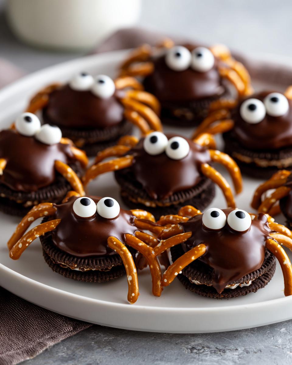 Homemade Oreo Spiders - detail 3