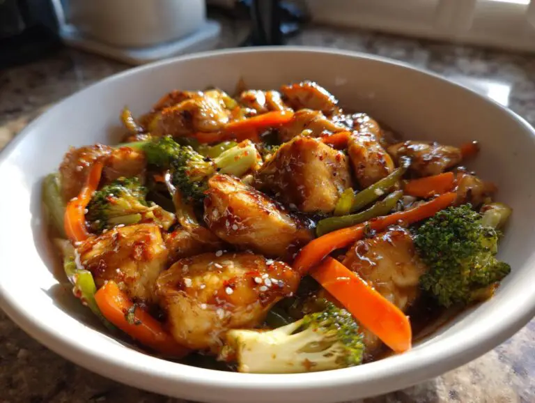 Honey Garlic Chicken Stir Fry