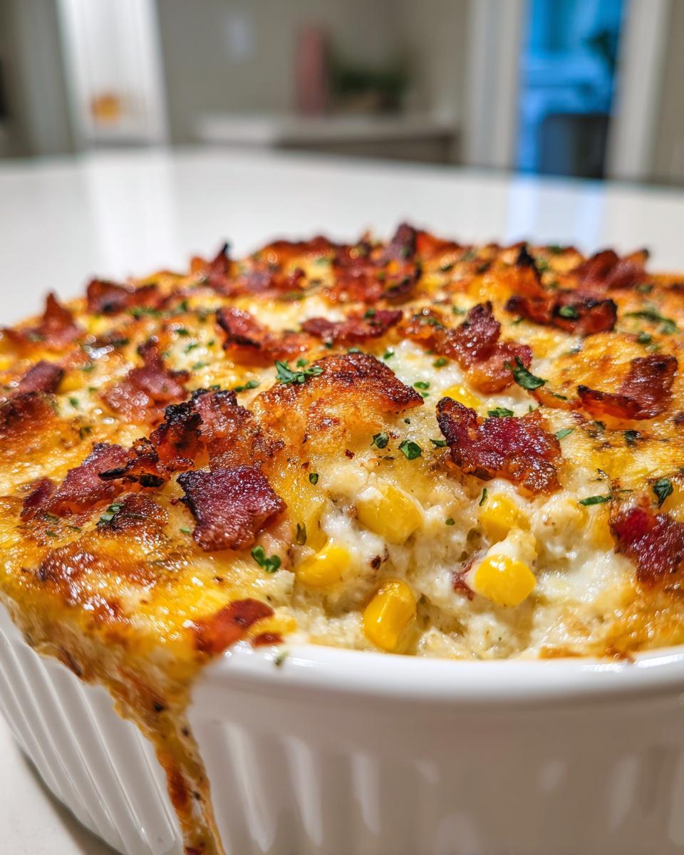 Hot Turkey Bacon Corn Dip - detail 2