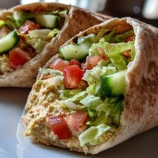 15-Minute Hummus & Pita Pockets - Tasty Lunch Magic