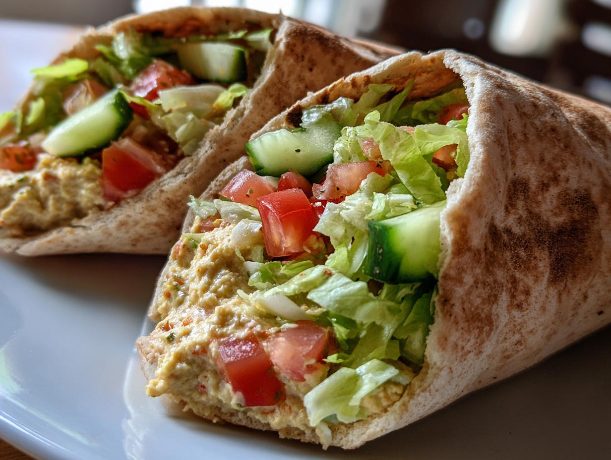 15-Minute Hummus & Pita Pockets – Tasty Lunch Magic