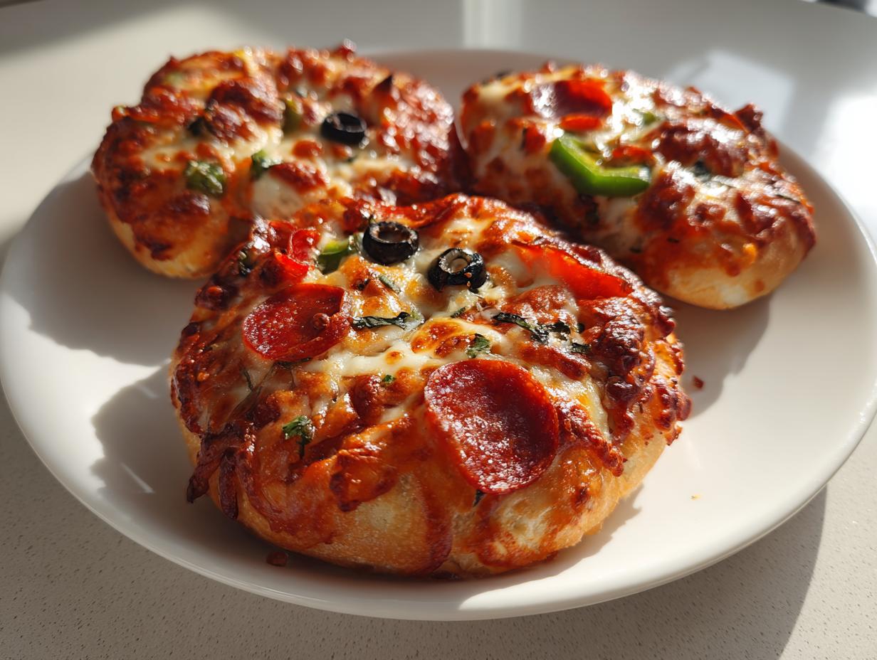 3-Ingredient Blissful Mini Pizzas Ready in 30 Minutes
