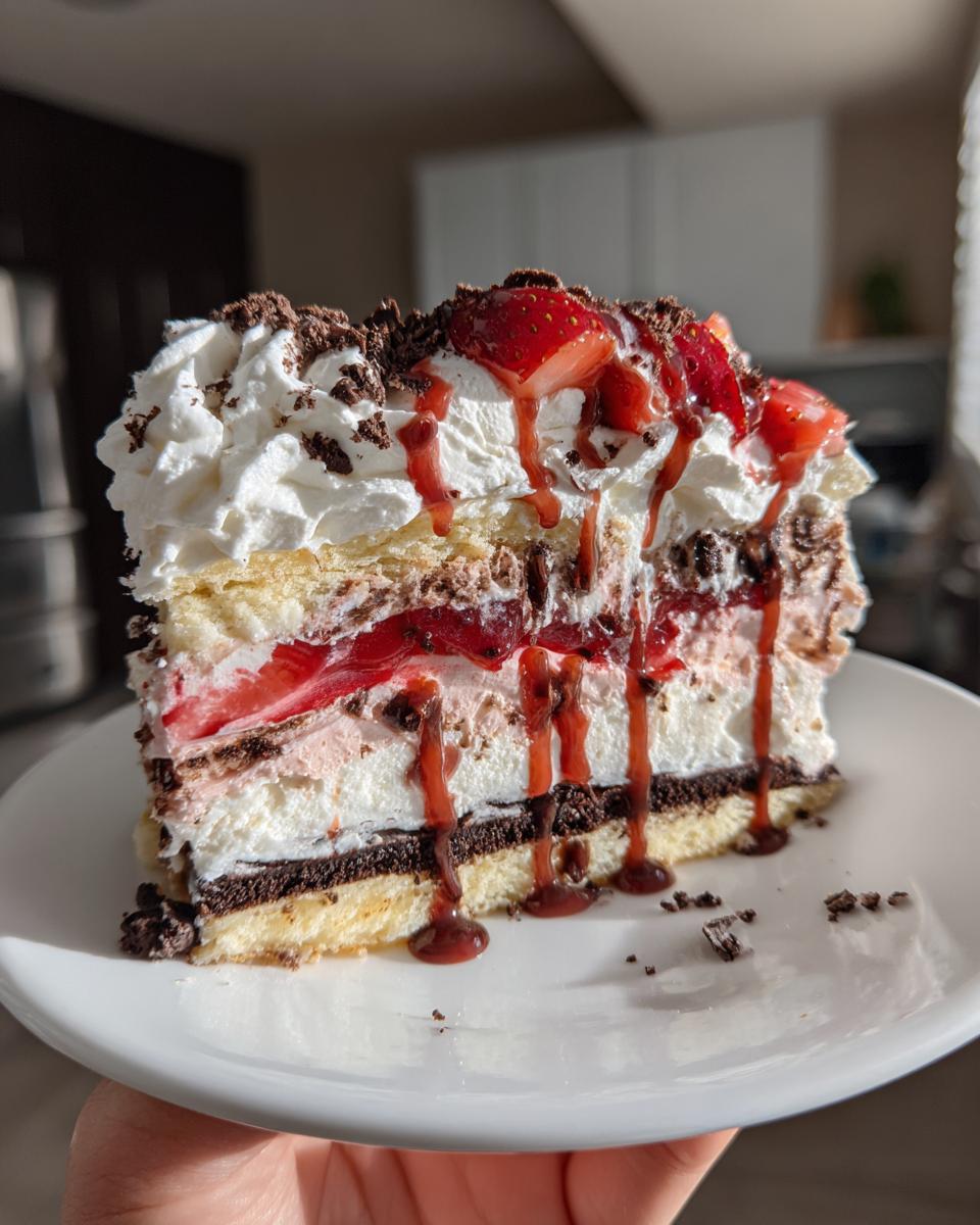 Neapolitan Ice Cream Cake - detail 3