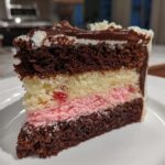 One-Batter Neapolitan Cake