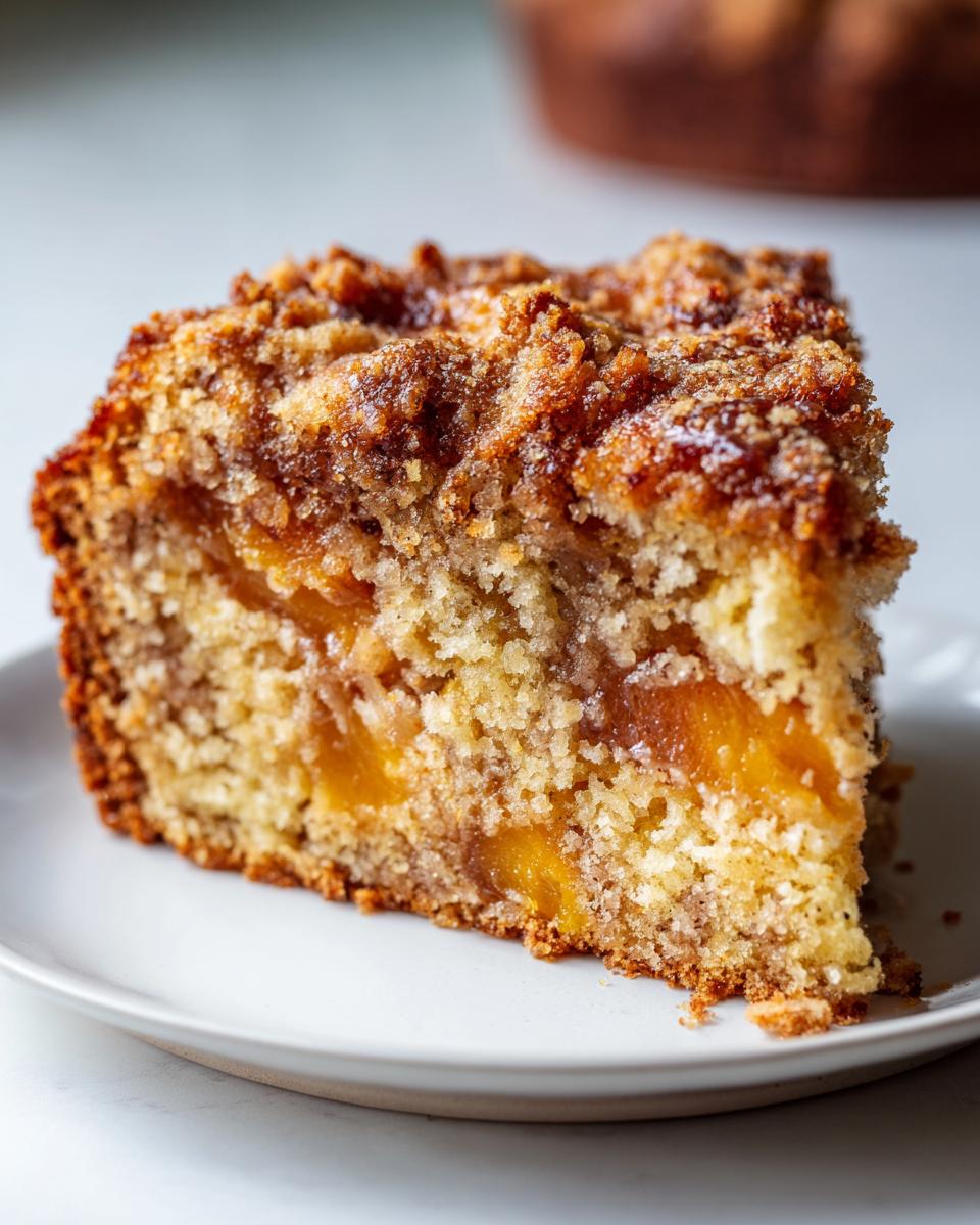 Peach Rye Cake - detail 1
