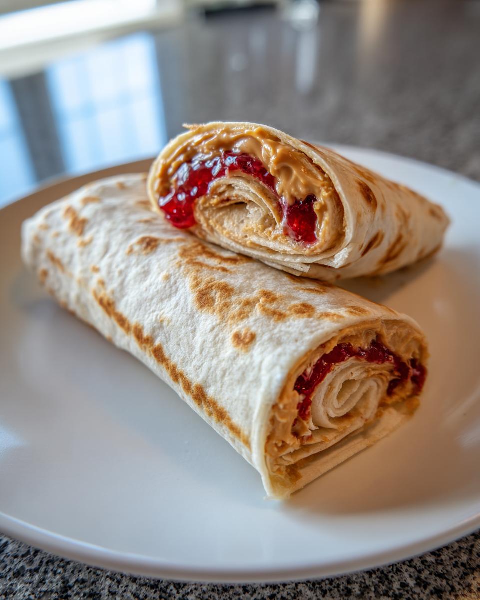 Peanut Butter and Jelly Roll-Ups - detail 1