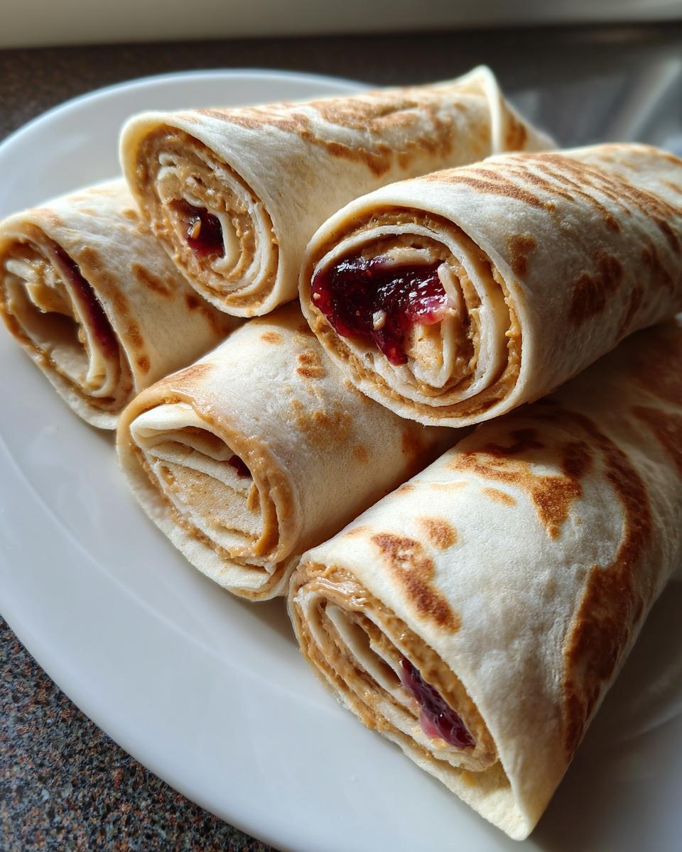 Peanut Butter and Jelly Roll-Ups - detail 2