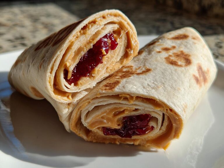 Peanut Butter and Jelly Roll-Ups