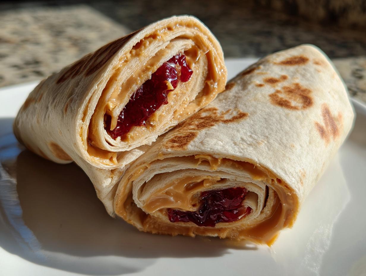 Peanut Butter and Jelly Roll-Ups