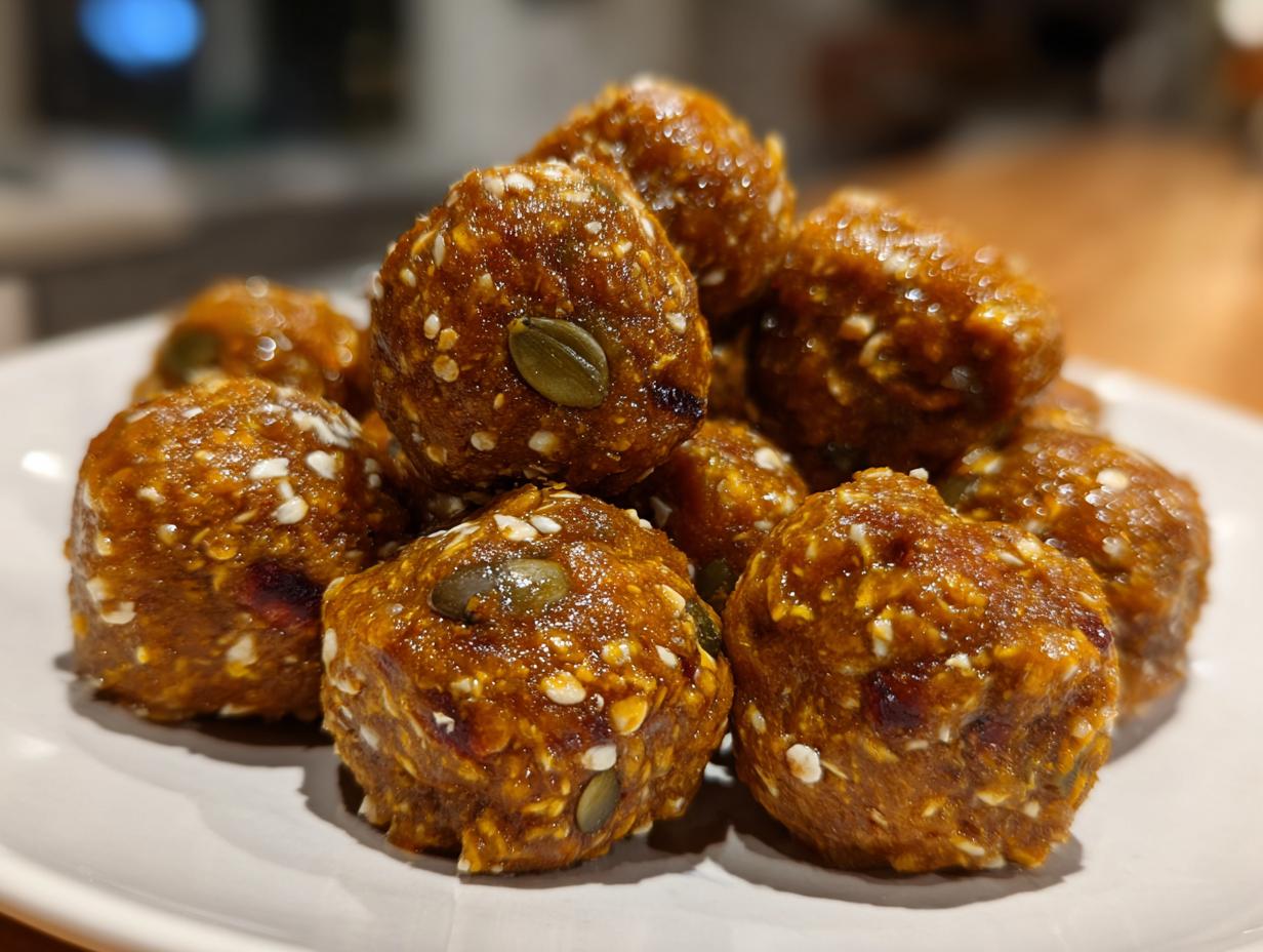 Pumpkin Energy Bites