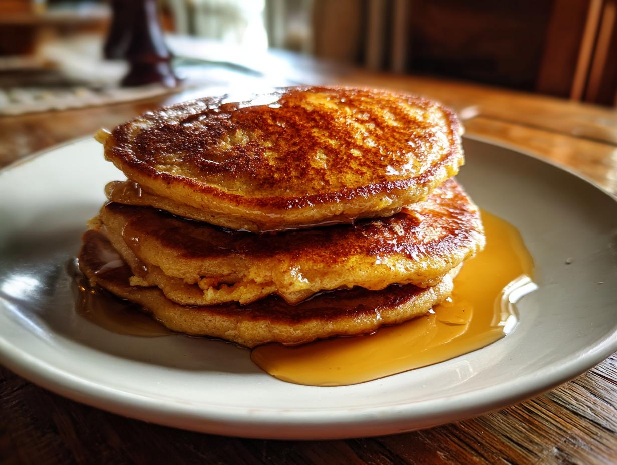 Fluffy Pumpkin Pancakes That Taste Like Fall Magic