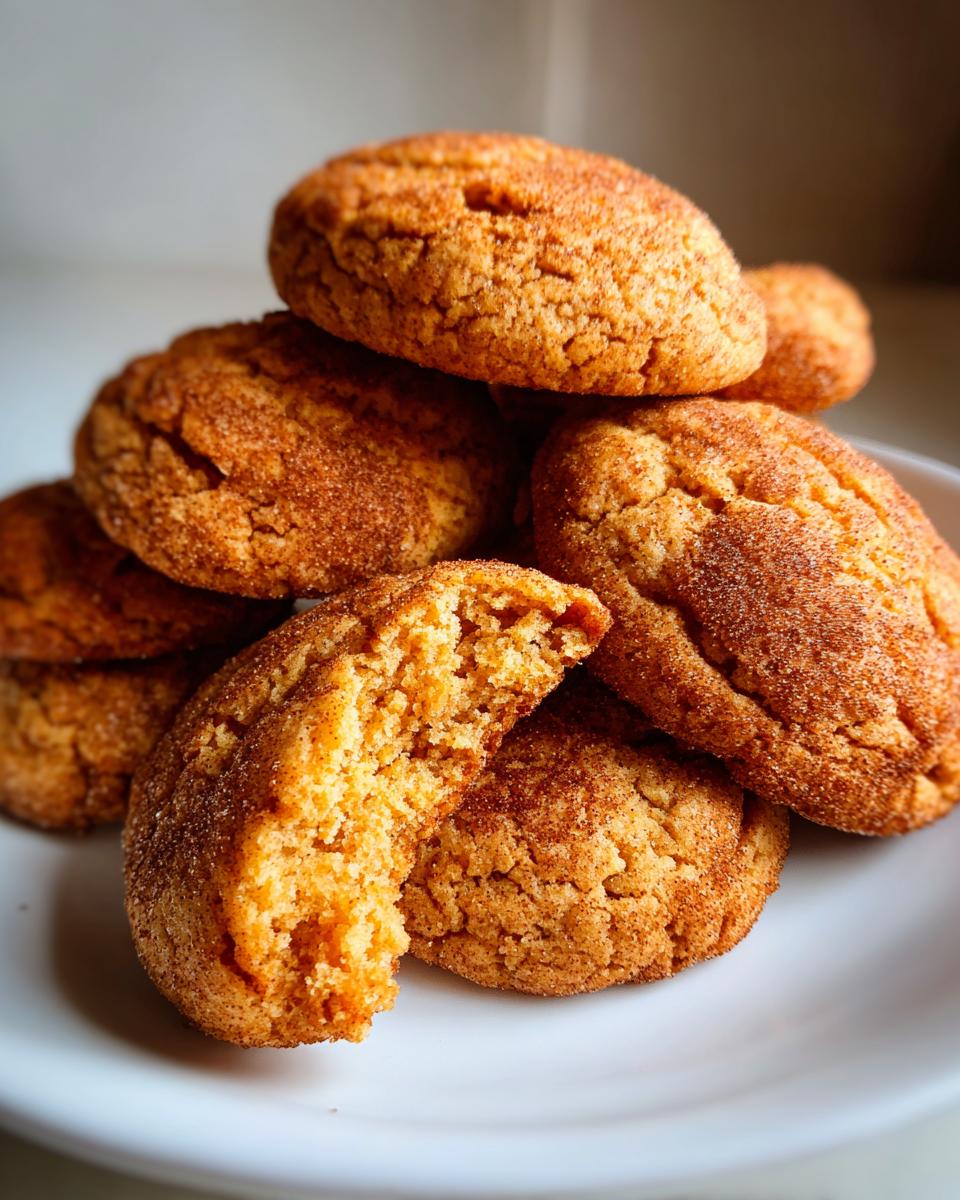 Pumpkin Snickerdoodle Cookies - detail 1