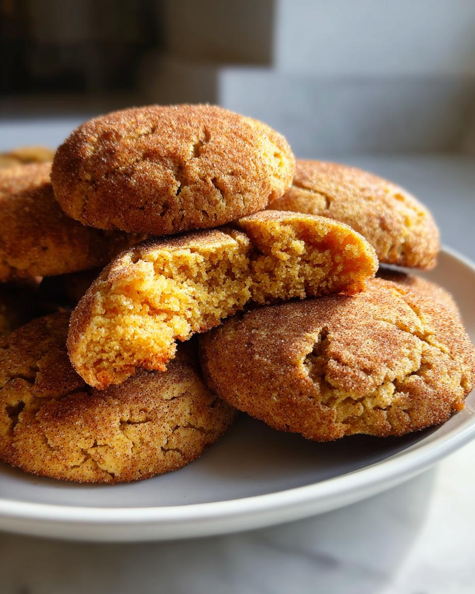Pumpkin Snickerdoodle Cookies - detail 2