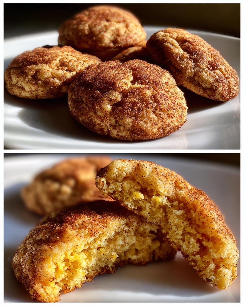 Pumpkin Snickerdoodle Cookies - detail 3
