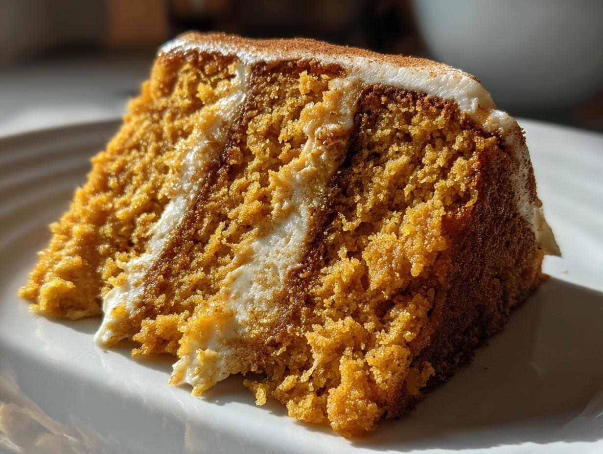Irresistible Pumpkin Spice Cake with a 1-Secret Ingredient  
Moist Pumpkin Spice Cake That Conquers Fall in 1 Bite