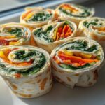 Rainbow Veggie Pinwheels