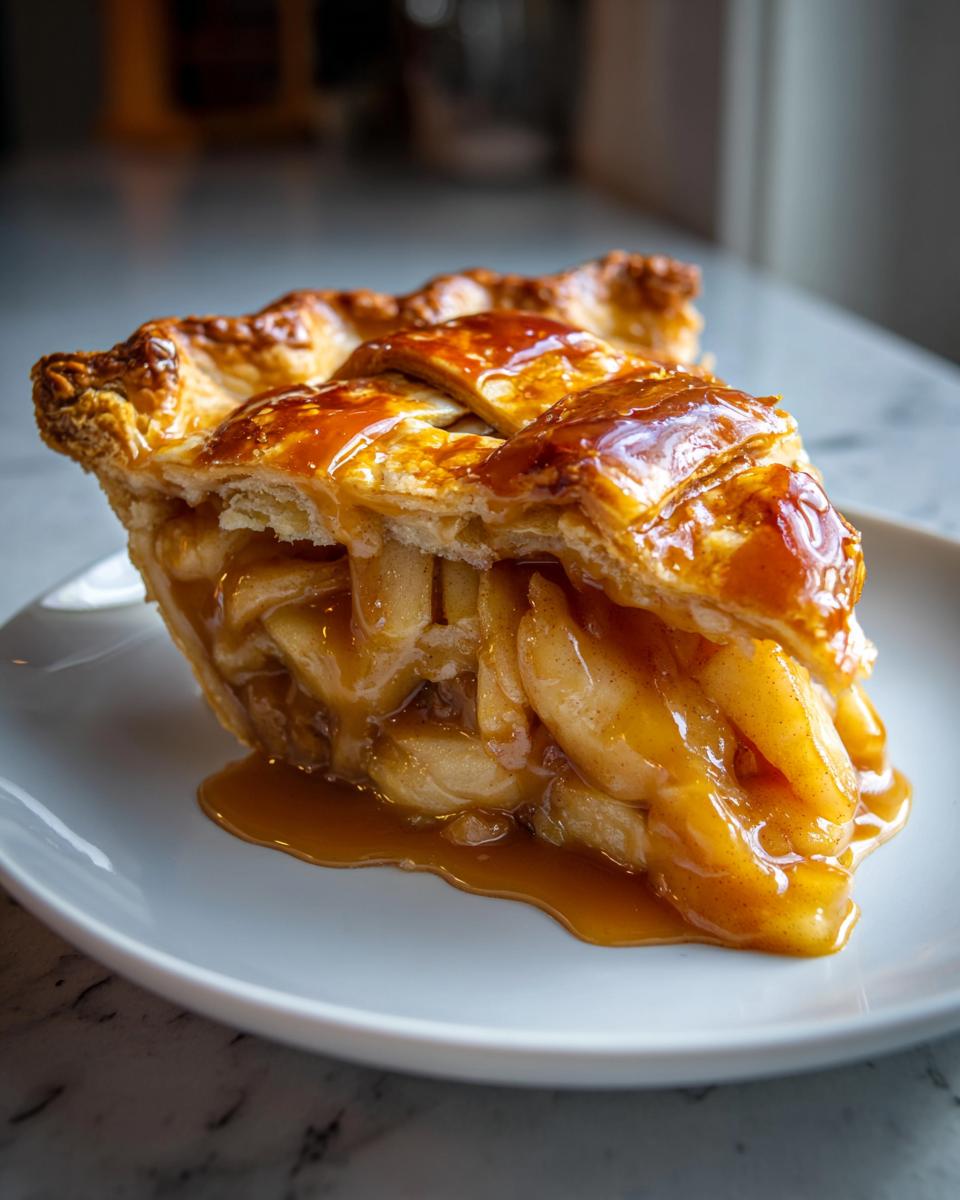 Salted Caramel Apple Pie - detail 1