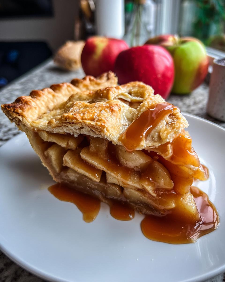 Salted Caramel Apple Pie - detail 2