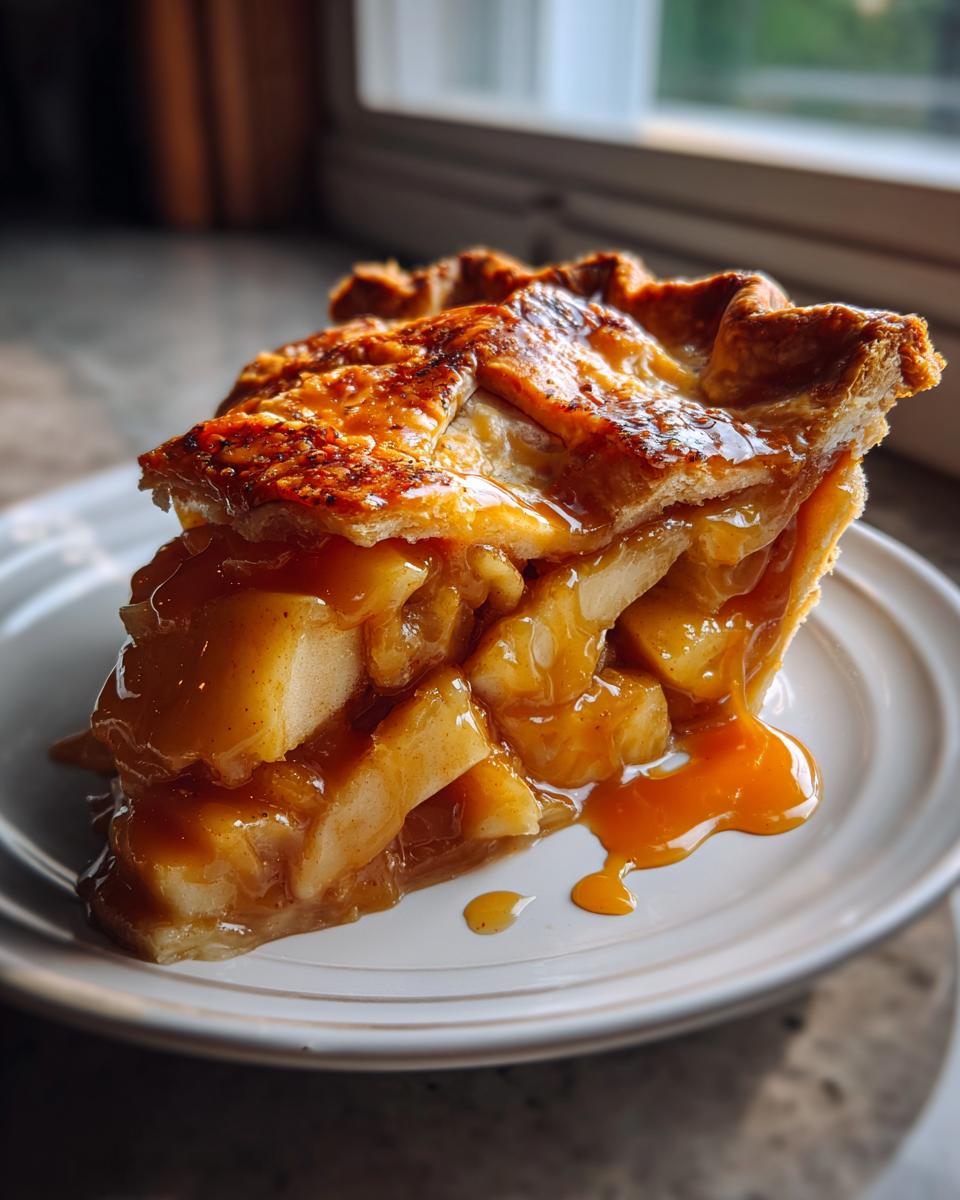 Salted Caramel Apple Pie - detail 3