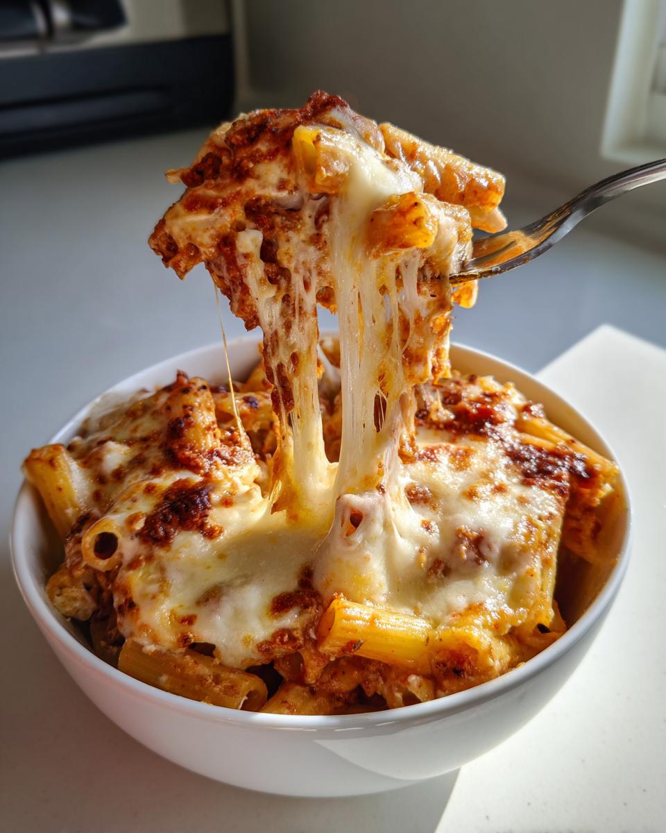 Slow Cooker Baked Ziti - detail 2